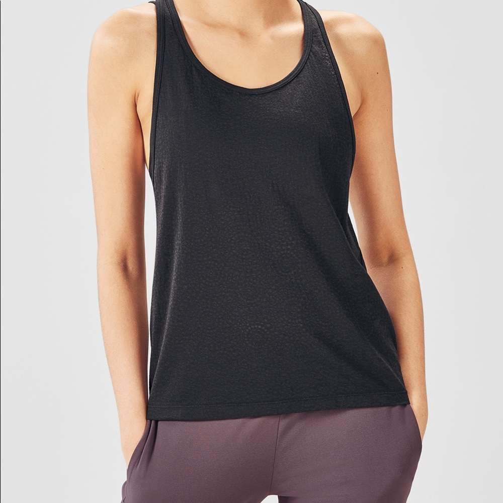NWT Fabletics Peggy Burnout Tank Top - Large